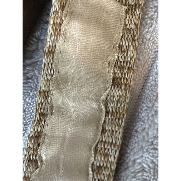 Vintage Chaps Ralph Lauren Men’s Necktie Tan/Brown Knit Neiman Marcus - Picture 10 of 16